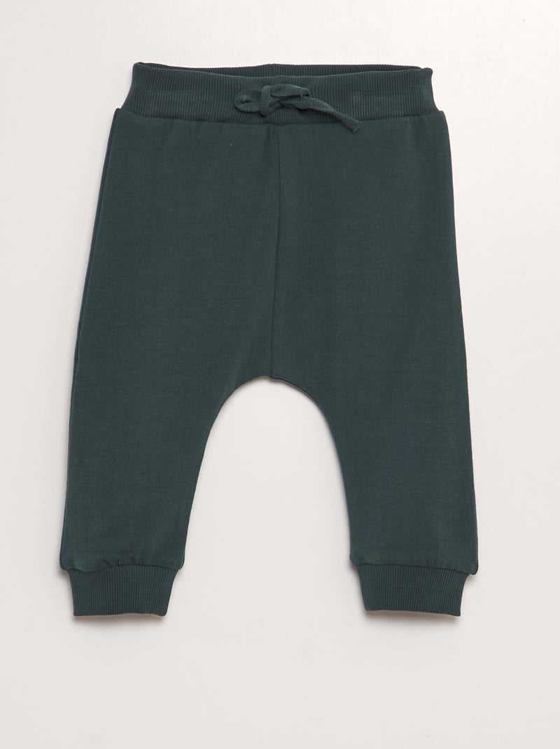 Joggers in tessuto felpato 'Guppy' VERDE - Kiabi