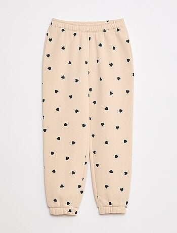 Joggers in tessuto felpato leggero