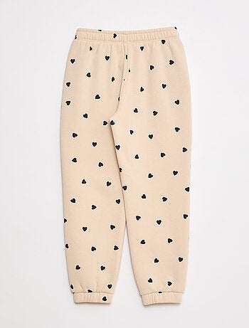 Joggers in tessuto felpato leggero