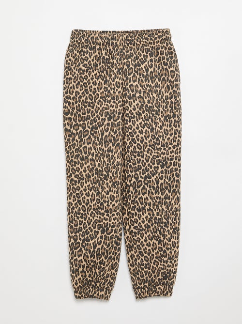 Joggers in tessuto felpato leggero - Kiabi