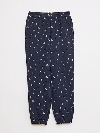 Joggers in tessuto felpato leggero