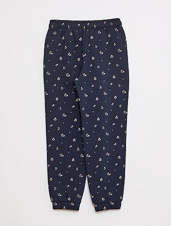 Joggers in tessuto felpato leggero