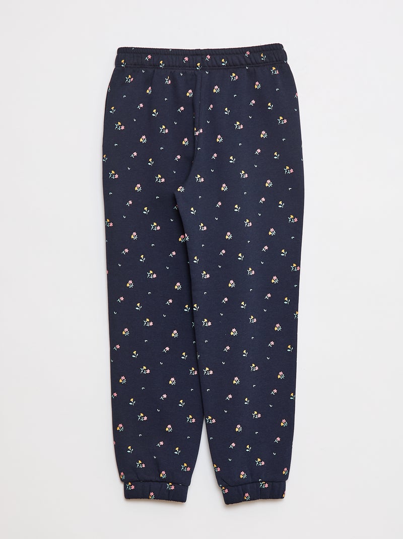 Joggers in tessuto felpato leggero Blu - Kiabi