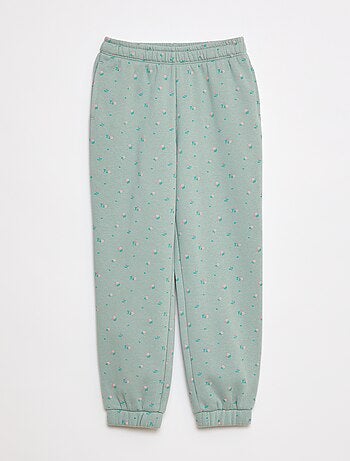Joggers in tessuto felpato leggero
