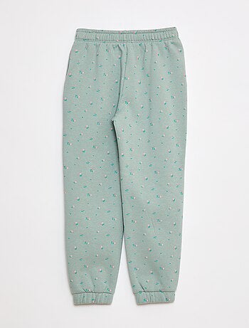 Joggers in tessuto felpato leggero