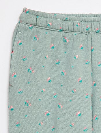Joggers in tessuto felpato leggero