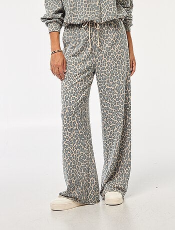 Joggers in tessuto felpato leggero con 2 tasche