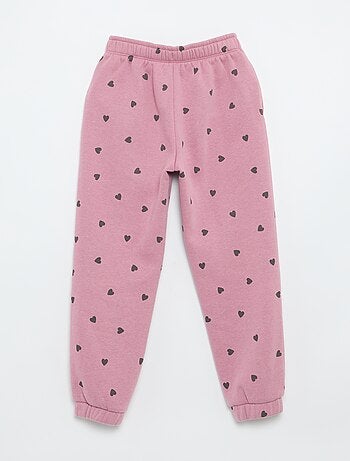 Joggers in tessuto felpato leggero