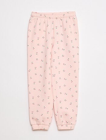 Joggers in tessuto felpato leggero