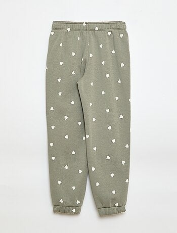 Joggers in tessuto felpato leggero