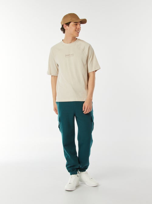 Joggers in tessuto felpato multi-tasche in tessuto felpato - Kiabi