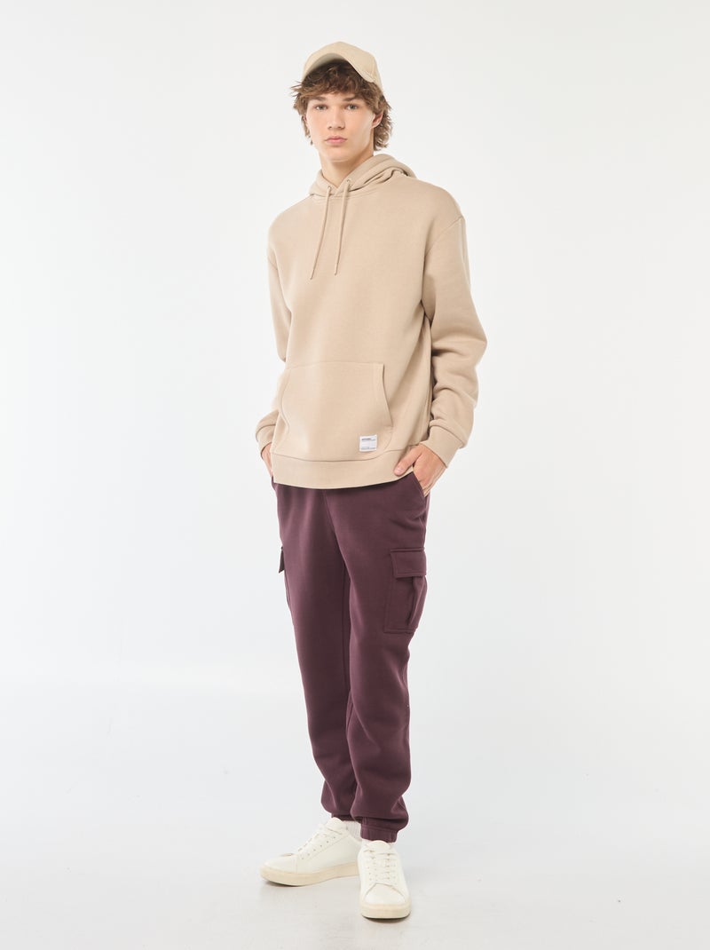 Joggers in tessuto felpato multi-tasche in tessuto felpato Viola - Kiabi