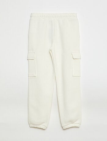 Joggers in tessuto felpato multitasche