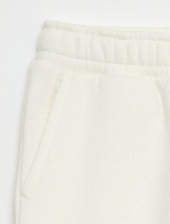 Joggers in tessuto felpato multitasche