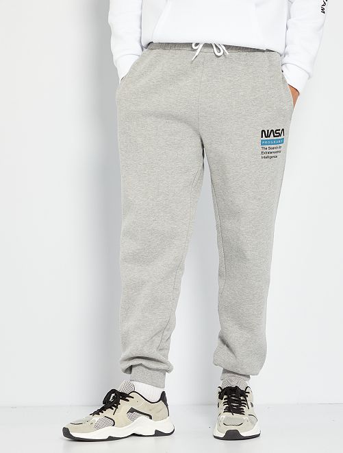Joggers in tessuto felpato 'Nasa' - GRIGIO - Kiabi - 17.00€