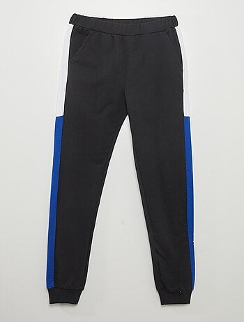 Joggers in tessuto felpato