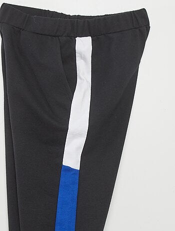 Joggers in tessuto felpato