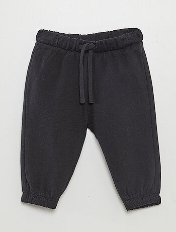 Joggers in tessuto felpato