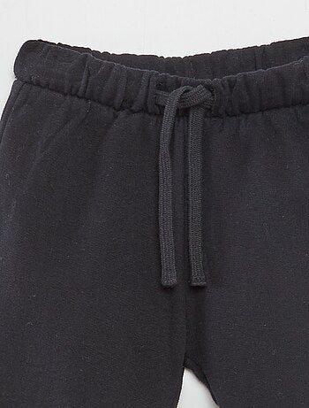 Joggers in tessuto felpato