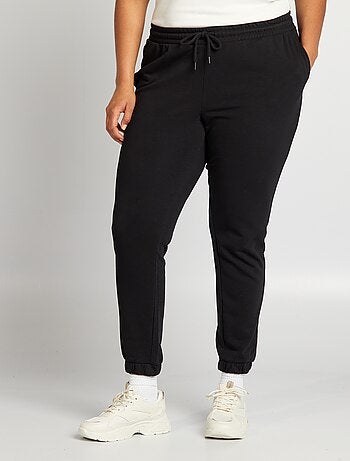 Joggers in tessuto felpato