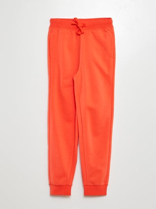 Joggers in tessuto felpato