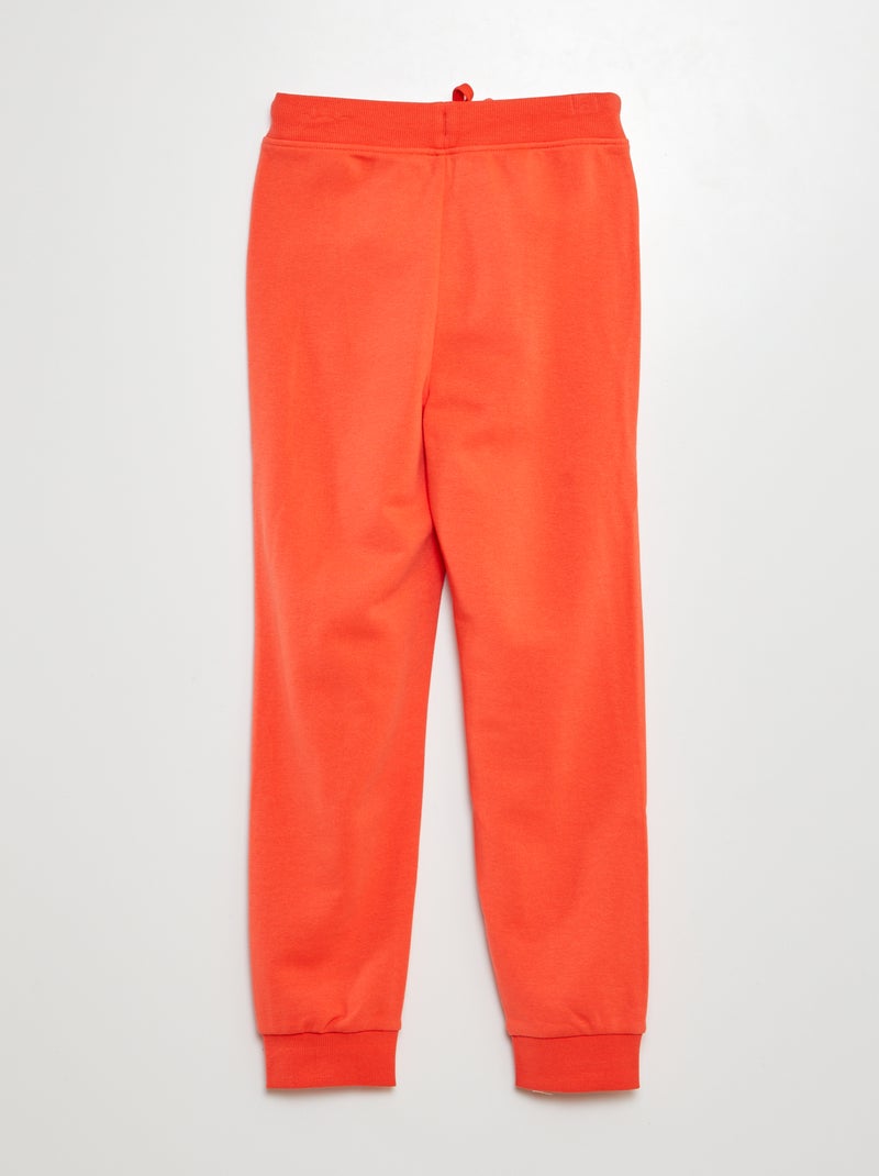 Joggers in tessuto felpato ROSSO - Kiabi