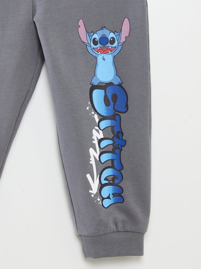Joggers in tessuto felpato 'Stitch' GRIGIO - Kiabi