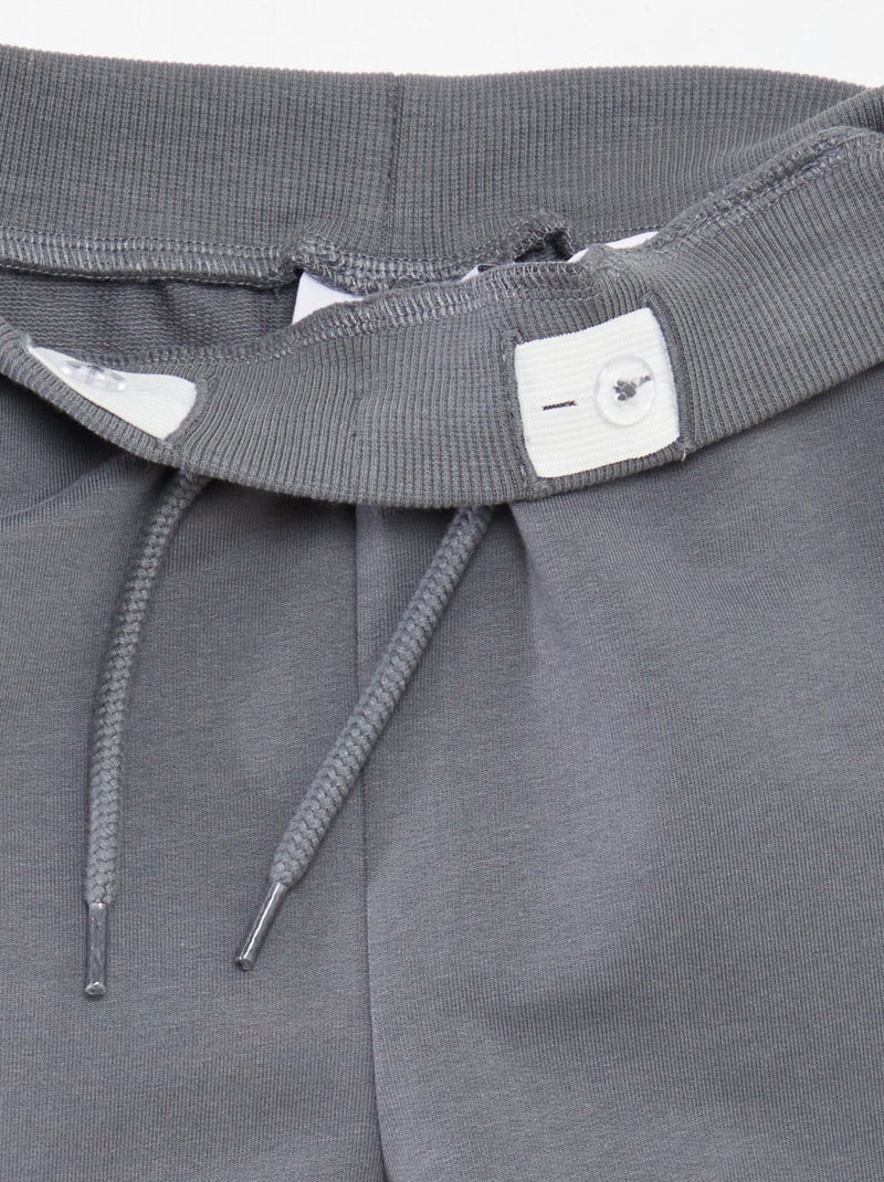 Joggers in tessuto felpato 'Stitch' GRIGIO - Kiabi