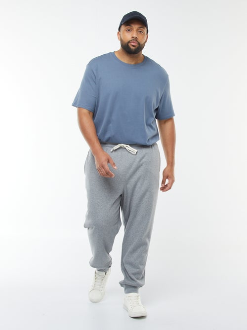 Joggers in tessuto felpato tinta unita - Kiabi