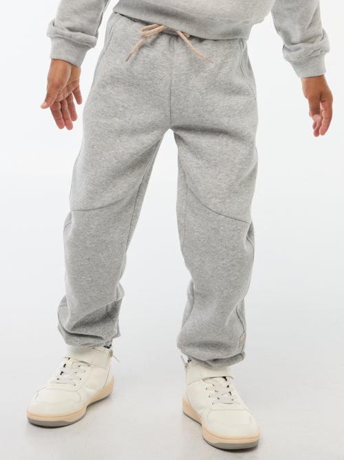 Joggers in tessuto felpato tinta unita - Kiabi