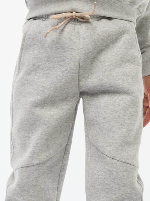 Joggers in tessuto felpato tinta unita - Kiabi