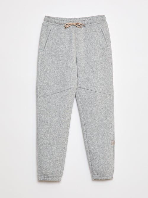 Joggers in tessuto felpato tinta unita - Kiabi