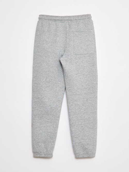Joggers in tessuto felpato tinta unita - Kiabi