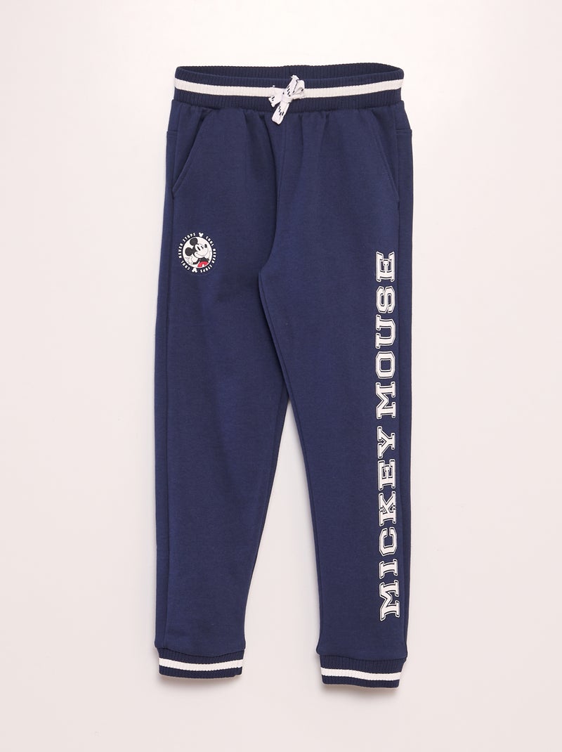 Joggers in tessuto felpato 'Topolino' BLU - Kiabi