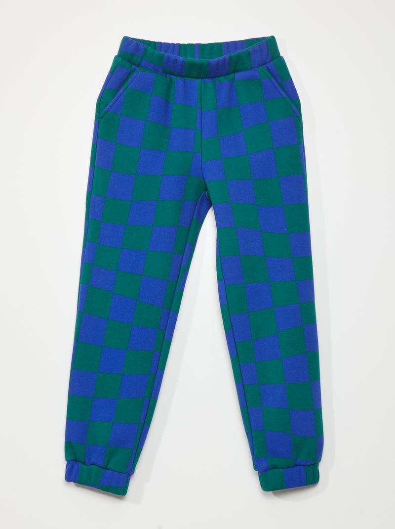 Joggers in tessuto felpato VERDE - Kiabi