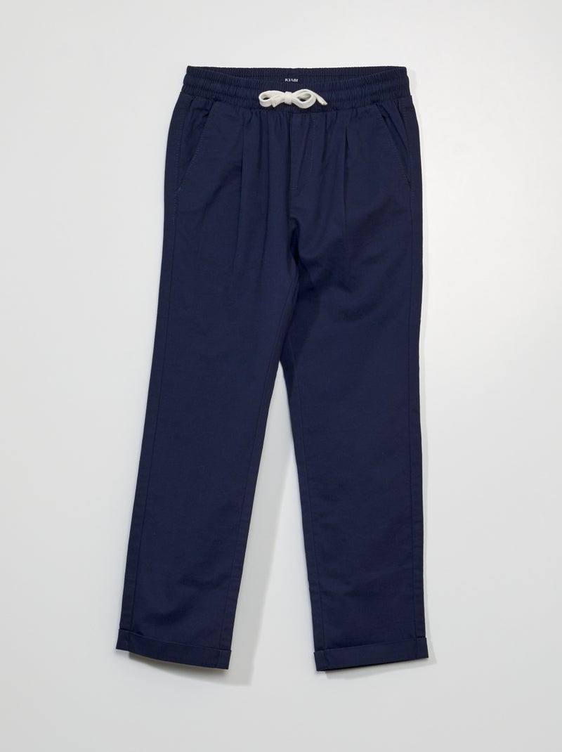 Joggers in twill NERO - Kiabi