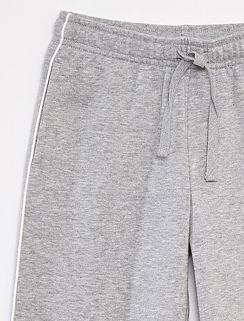Joggers larghi con bordino a contrasto