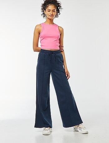 Joggers larghi con stampa sportswear