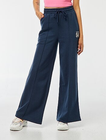 Joggers larghi con stampa sportswear
