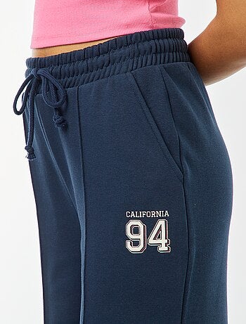 Joggers larghi con stampa sportswear