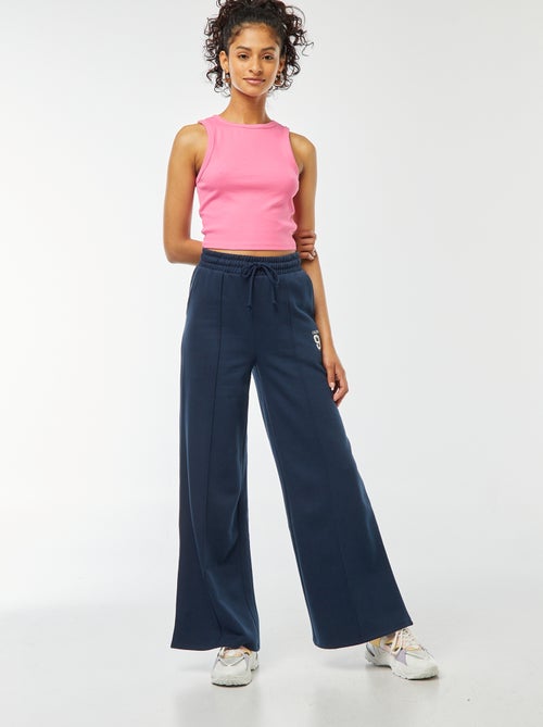 Joggers larghi con stampa sportswear - Kiabi