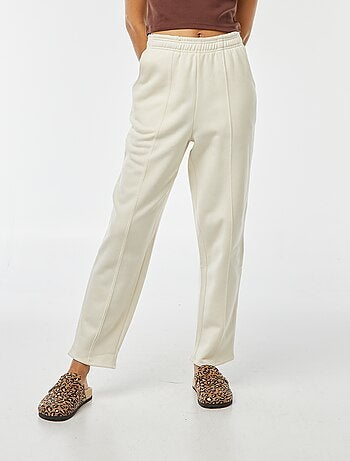 Joggers larghi in tessuto felpato