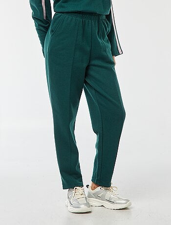 Joggers larghi in tessuto felpato