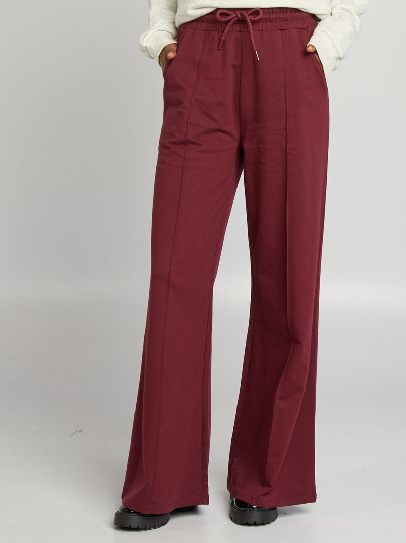 Joggers larghi ROSSO - Kiabi