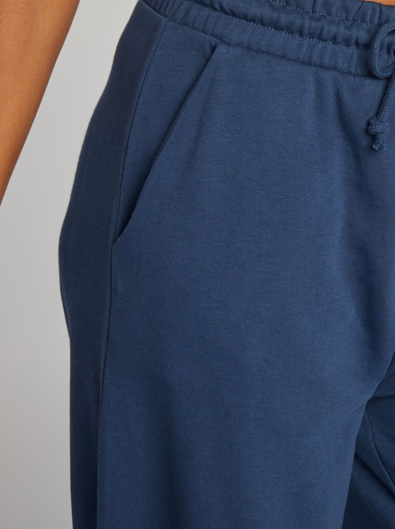 Joggers larghi tinta unita BLU - Kiabi