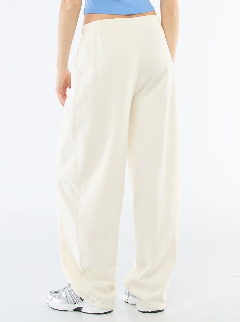 Joggers modello barrel Beige - Kiabi