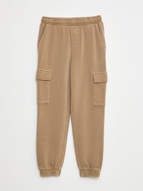 Joggers multi-tasche in tessuto felpato leggero - Kiabi