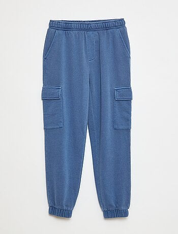 Joggers multi-tasche in tessuto felpato leggero