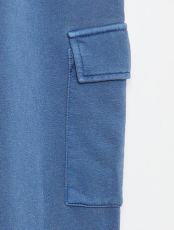 Joggers multi-tasche in tessuto felpato leggero