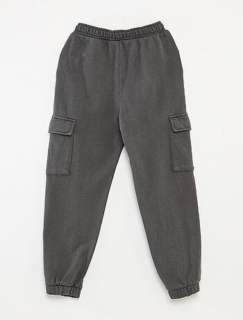 Joggers multi-tasche in tessuto felpato leggero